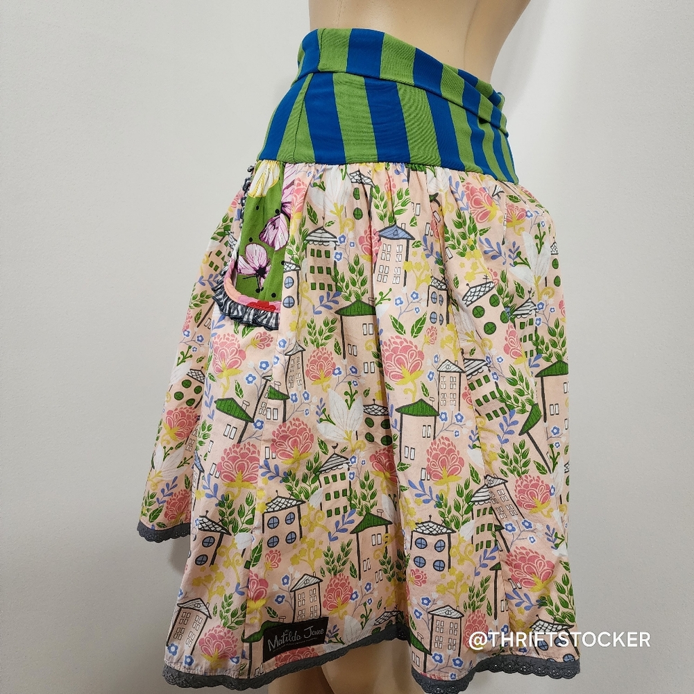 Matilda Jane Homeward Bound Mixed Print Skirt - Picture 4 of 8